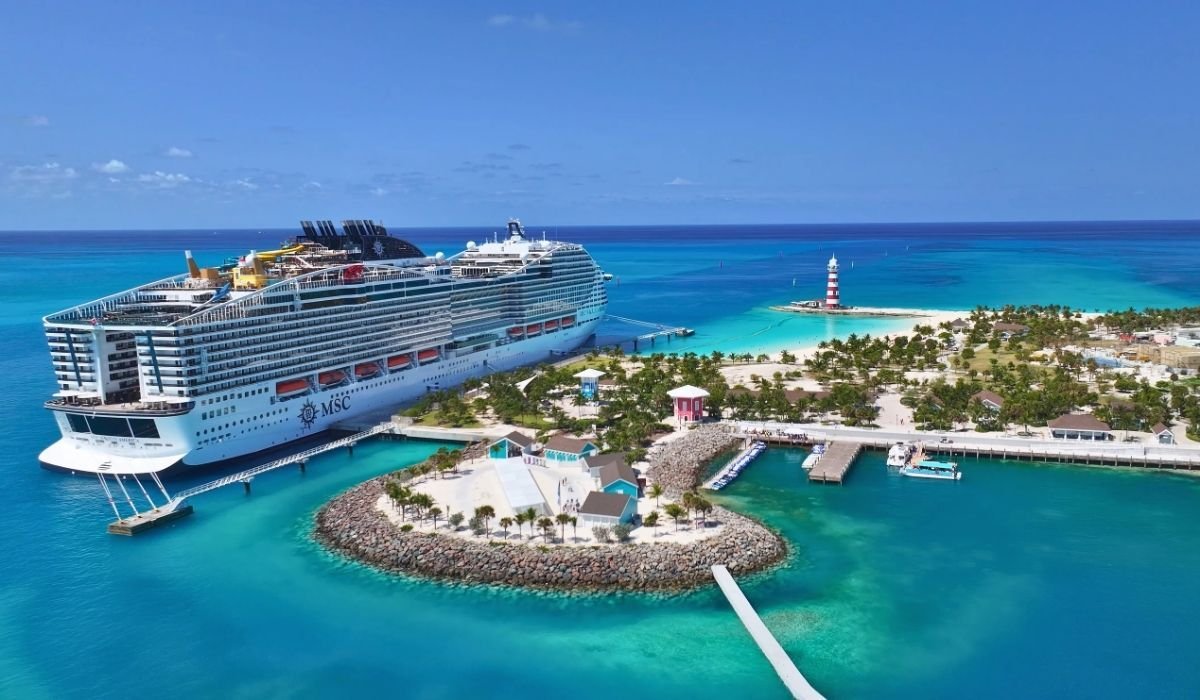 MSC World America at sea