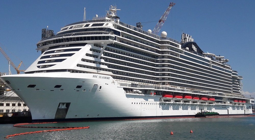 MSC Seashore docked at Port Canaveral